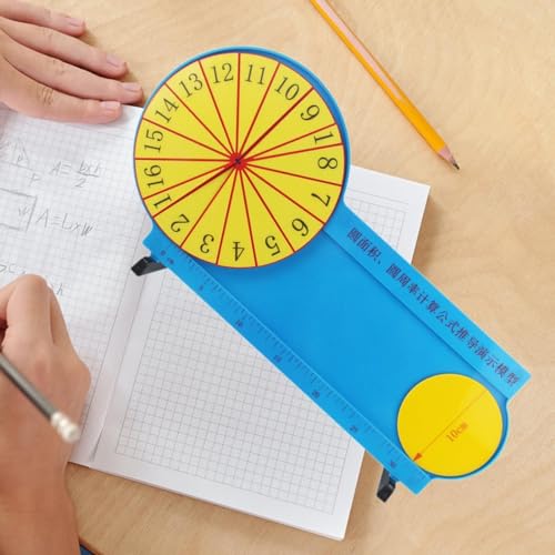 Aprendizaje de matemáticas sin memorizar usando material de circunferencias 6