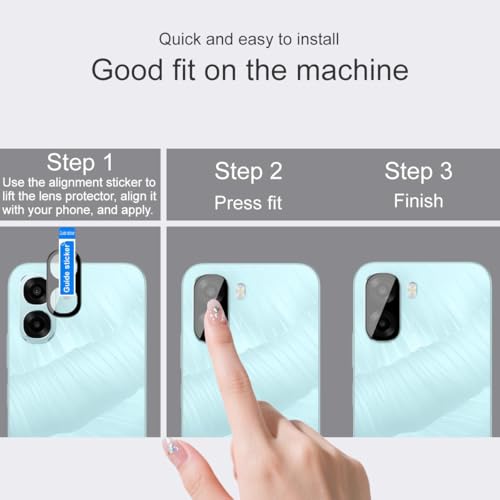 Image of FabeKee Tempered Glass Screen Protector Compatible for Oppo A6X | Front And Back Screen Guard With camera lens protector