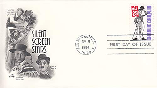 Charlie Chaplin Silent Screen Star ArtCraft First Day Cover Cachet FDC 2821