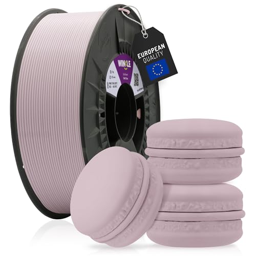 WINKLE PLA HD Pastell Filament 1.75mm Flieder Weiche 1kg Spule 3D Drucker Filament Kompatibel mit FDM Druckern 3D-Druckmaterialien Maßgenauigkeit +/- 0.05mm Leicht zu Bedrucken