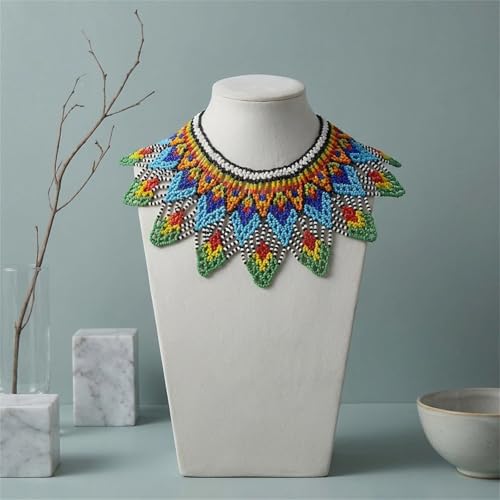 Collier à franges perles multibrins avec un confort optimal