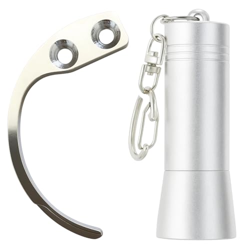 Security Tag Remover, 2-Piece Silver Detagger Set for Clothes, Magnetic Security Tag Remover Tool for Retailers, Parents, and Party Planners, Easy-to-Use Tag Remover Magnet