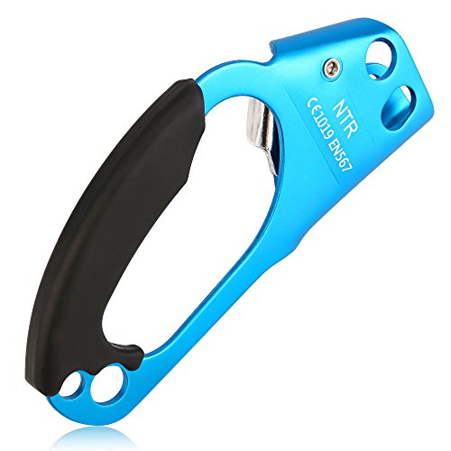 Oumers Mountaineering Climbing Hand Ascender For Arborist Tree Climbing Rigging 8-12Mm Rope Clamp Rappelling Gear Equipment, Right Hand #TOP5