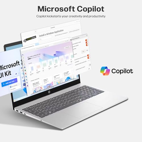 2025 New 15.6" HD Touchscreen Laptop, Intel i3-1315U, 64GB RAM, 1TB SSD, AI Copilot, PDG HDMI Cable, US Version KB, For Business & Student, Windows 11 - Notebook - Immagine 3