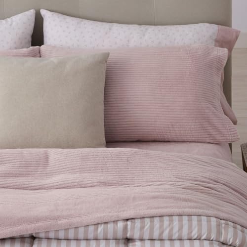 Burrito Blanco | Sábanas de Coralina | Cama de 180cm. (+Medidas Disponibles) | Diseño 965 | Color Nude (180x190/200cm.)