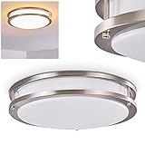 LICHT: In der Leuchte sind die LEDs bereits fest installiert. Die Lampe erzeugt mit 3000 Kelvin ein warmweißes Licht, das sehr stimmungsvoll Ihre Räume beleuchtet. Durch die weißen Kunststoffplatten wird das Licht indirekt in den Raum gestrahlt.