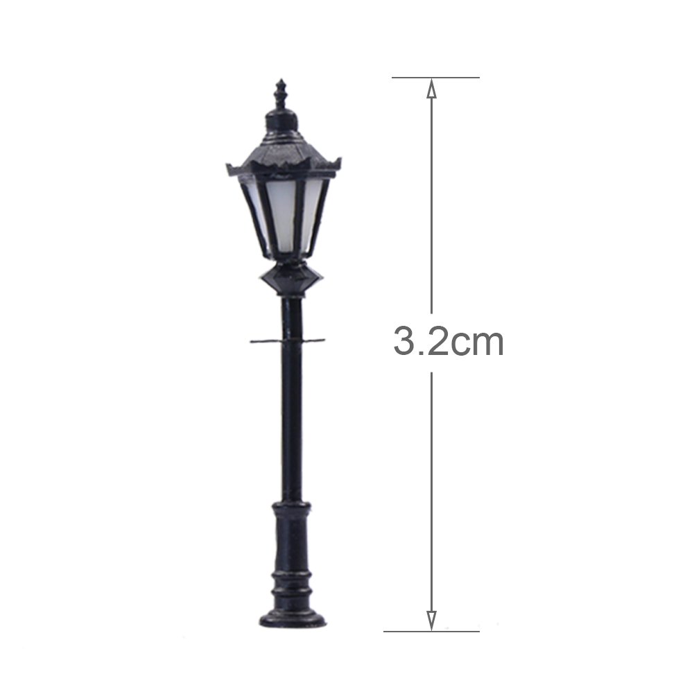 Amazon | モデル街灯 庭の明かり 装飾 庭 道路灯 街灯柱 LED ライト