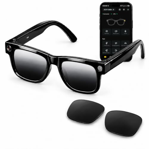 Egikuye 1080P Video AI Smart Glasses with 8MP Camera