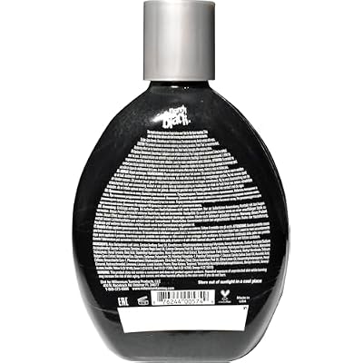 Millennium: Dark Tanning Lotion for Tanning Beds or Outdoors - Tanning Bed Lotion with Bronzer & Silicone for Tattoo Protection - Women & Mens Tanning Lotion - Insanely Black 60x, Mega Tingle, 13.5oz