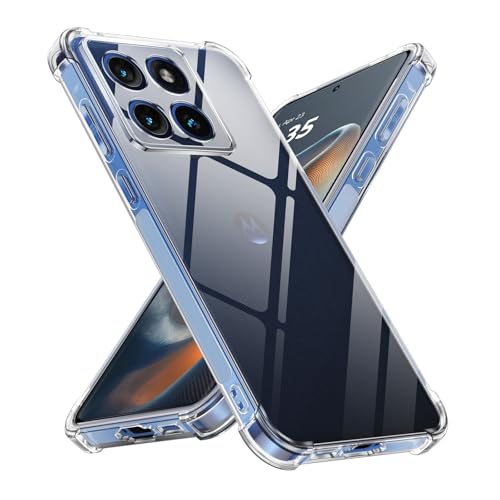 Immagine prodotto: Xiltlly Cover per Motorola Edge 60/60 Fusion 6.67 Pollici, Trasparente Custodia Antiurto Silicone Ultra Sottile Morbido, Bumper Resistente Anti-Graffio Sottile Morbida TPU Protettiva Case