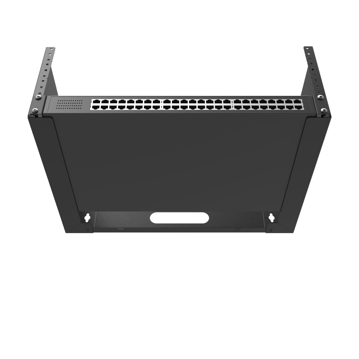 Rack di rete per montaggio a parete, profondità 35,6 cm, per patch panel da 19", server e apparecchiature IT (4U)