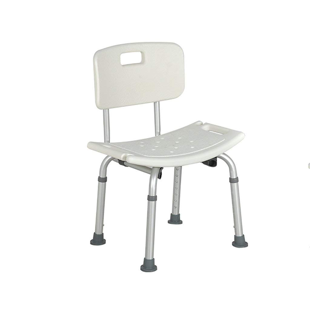 Tabouret de bain blanc ergonomique et antidérapant pour douche