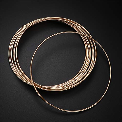 Anel de apanhador de sonhos SUPVOX 10 peças 16 cm argolas de metal para presentes artesanato fazer d