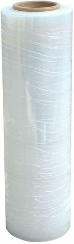 Miniatura 1 de Y&Y Decor Envoltura elástica, paquete de 4, 18 pulgadas x 1200 pies, calibre 80, adherencia de plástico transparente de calibre inferior, rollos de