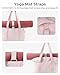 BAGSMART Tote Bag for Women, Tote Bag with Zipper Work Tote with Compartments Nurse Shoulder Hanbag for Travel, Gym