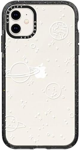 Vista 31 de CASETiFY Funda Impact para iPhone 11 - Moon Camping - Negro transparente