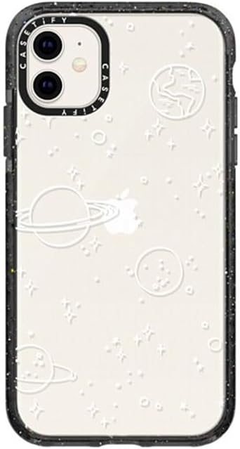 CASETiFY Impact Case for iPhone 11 - Universe - Clear Black