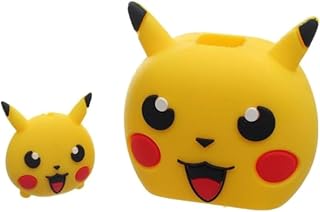 G-Power CH-084 Hard Silicone Charger Protector And Cable Protector Designed With Cartoon Character Shaped Set Of 2 Pieces - Multi Color