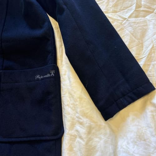 新品　ポンポネットジュニア　160　ダッフルコート　ネイビー　お受験　刺繍 楽天市場】ポンポネットジュニア(pom ponette junior)ロング丈