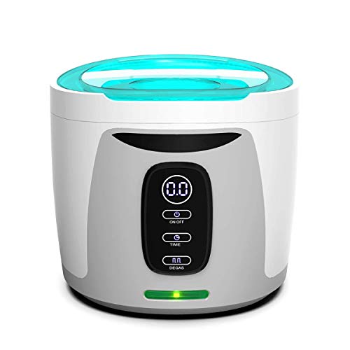 Preisvergleich Produktbild 750ml Ultraschallreiniger Schmuck Brille Zahnersatz Professionelle Abnehmbare Reinigungsmaschine, 35 W, 4 Timer-zyklen Auto-Off Fauay