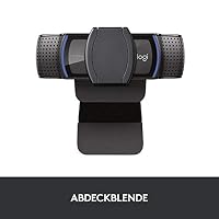 Logitech C920s HD PRO Webcam, Full-HD 1080p, 78° Blickfeld, Autofokus, Belichtungskorrektur, USB-Anschluss, Abdeckblende, Für Skype, FaceTime, Hangouts,etc., PC/Mac/ChromeOS/Android/Xbox One -Schwarz – Ansicht 6