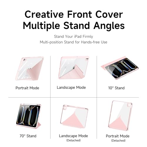 Coque iPad Pro 11 M4 double orientation avec support horizontal et vertical - 5