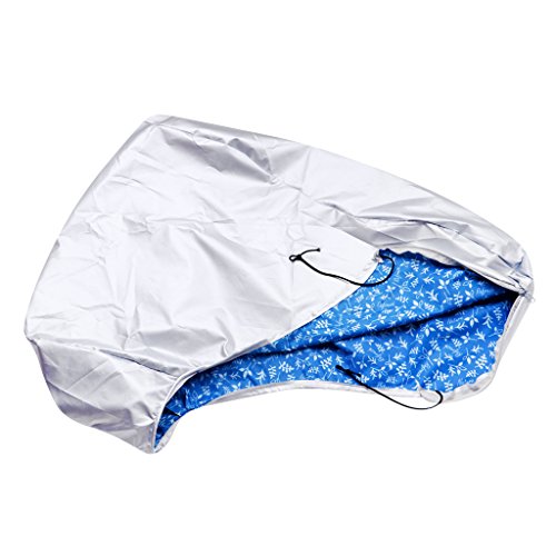 D DOLITY Funda Protectora Motor Fueraborda para Reparación y Reemplazo de Piragua Kayak Canoa - Escoger, 71x76x64 Pulgadas, Plata
