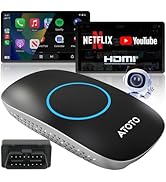 Amazon.co.jp: ATOTOMOVE ワイヤレスCarPlay Ai Box AIボックス OBD2