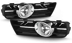 ACANII - For 1999-2006 VW Golf Mk4 GTI Vent Grille Cover +Fog Lights w/Switch+Bulb Assembly Driver & Passenger Side