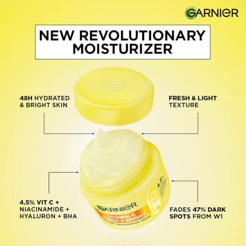 Garnier Fresh & Bright Vitamin C Gel Face Moisturizer, 45ml - Image 3
