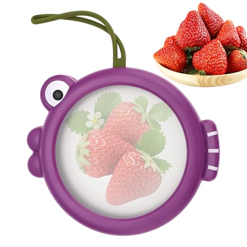 Generico Recipiente fresco para alimentos | Portalimonas con forma de pescado | Porta aguacate reutilizable apilable para viaje comidas preparadas almuerzo escuela oficina frutas del bosque