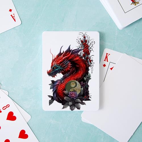 Baraja de Naipes Estándar Chinese Dragon CafePress miniatura 3