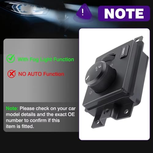 Interruptor del faro rota sustitución botón 56049637AD Ram 5500 2010 6