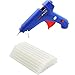 Produktbild HENGMEI Heißklebepistole Klebepistole + Heißklebesticks Transparente Klebesticks für DIY Kleine Craft-Projekte 100W klebepistole+25pcs 200mm Klebesticks (100W klebepistole+25 pcs 11x200mm Klebesticks)