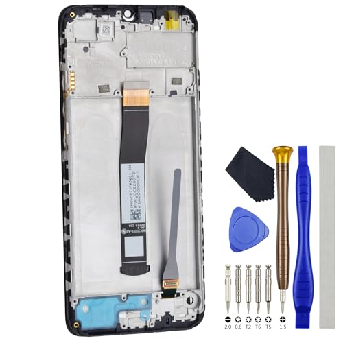 Afficheur LCD tactile Xiaomi Redmi 10C 220333QAG avec cadre noir