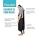 Vulken Extra Large Thick Hooded Beach Towel Changing Robe. Surf Poncho Men for Easy Change in Public. Quick Dry Microfiber Towelling for the Beach, Pool, Lake, Water Park. L/XL