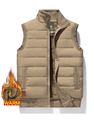 Chaleco de invierno hombre Sukany acolchado con forro polar premium 3