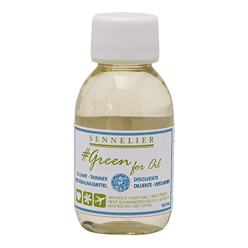 SENNELIER Green for Oil Solvent-Free Thinner 100ml (10-135201-100)