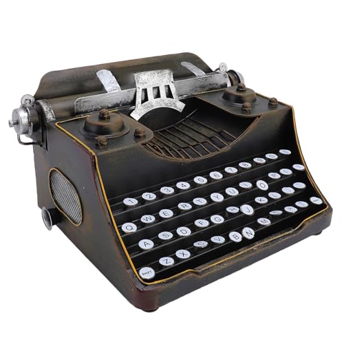 Modelo de Máquina de Escrever Vintage, Escultura Antiga Artesanal...