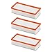 Produktbild 3x Flachfaltenfilter Filter passend für original Kärcher NT 25/1 Ap, NT 35/1 Ap, NT 35/1, NT 45/1, NT 55/1, NT 361, NT 561, NT 611 Tact, Te, M, Eco ersetzt original 6.904-367.0