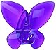 Spirella 10.13947 Haken Mariposa, Clear-Purple