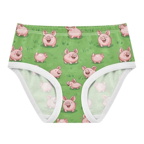 Girls' Underwear Pig Cotton Stretch Comfort Toddler Panties