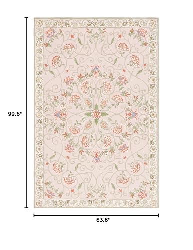 Tapete SAFAVIEH Chelsea Collection 159x99 cm Beige Verde miniatura 2