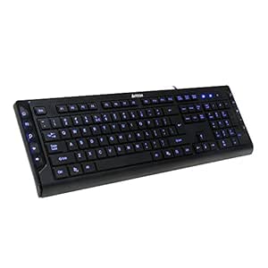 Amazon.in: Buy A4tech KD-600L LED Illuminated Ulta Slim Keyboard Online ...