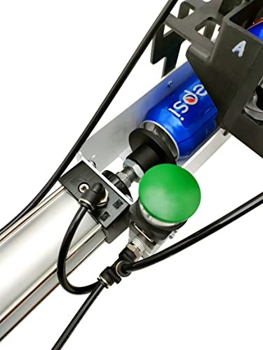 Auto Can Crusher Pneumatic Can Crusher Heavy Duty Efficient Soda Beer Smasher, Eco-Friendly Recycling Tool For Aluminum Cans… (Autofeed Button Valve) #TOP4