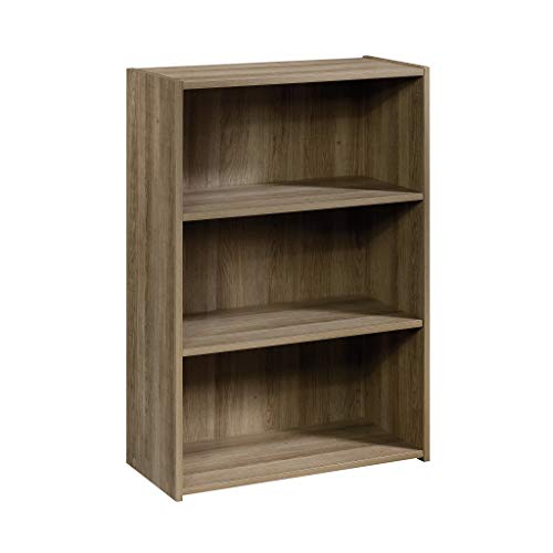 Image of Sauder Beginnings 3-Shelf Bookcase, Bookshelf with Adjustable Storage Shelves, in Summer Oak