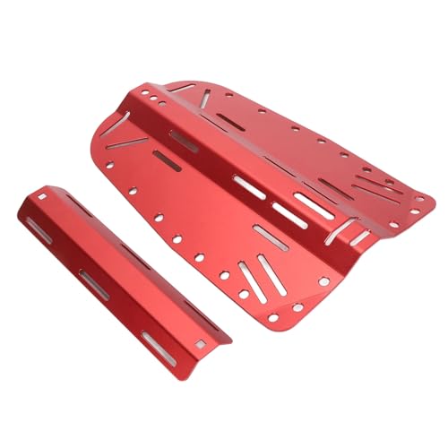 Naroote Schienalino per Immersione, Schienalino per Immersione, Doppia Bombola in Alluminio Leggera e Resistente, Compatibile per Le attività Subacquee (Rosso)