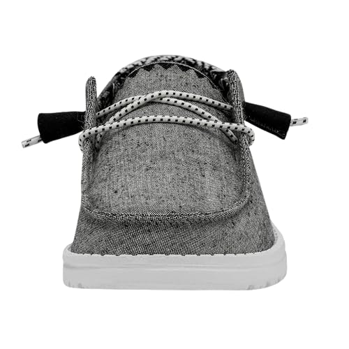 Image of HEYDUDE Women's Wendy Chambray | Women's Shoes | Women's Lace Up Loafers | Comfortable & Light-Weight