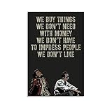 Fight Club Ölgemälde auf Leinwand, Motiv 12 klassische Filme und Fernseher, 30 x 45 cm