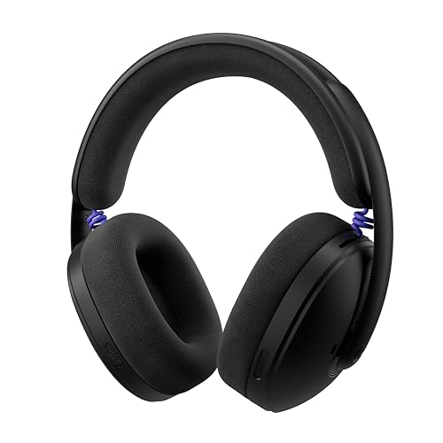 Logitech G325 Lightspeed Wireless Bluetooth Gaming Headset, All-Day Comfort, Built-in Mic with Noise Reduction, 24-Bit Audio, 24+ Hr Battery Life, for PC, PlayStation, Switch, Mobile – Black